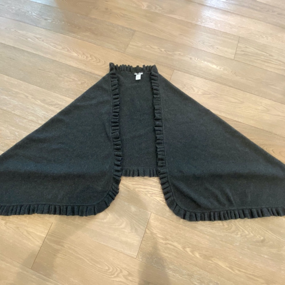 Sutton Studio Wool Grey Wrap - image 1